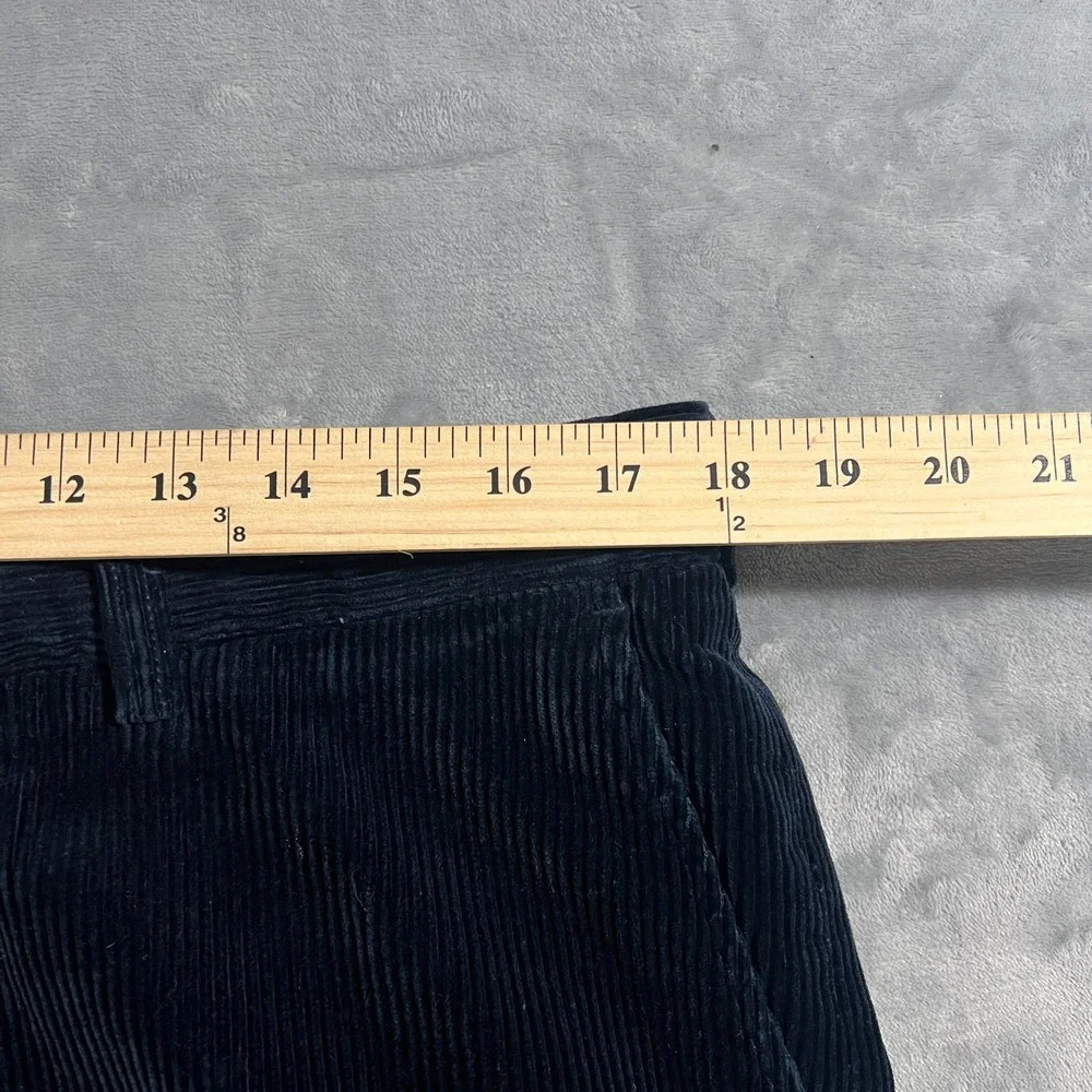 Polo Ralph Laure Preston Corduroy Pants Mens 36x34 Navy Blue Straight Chino